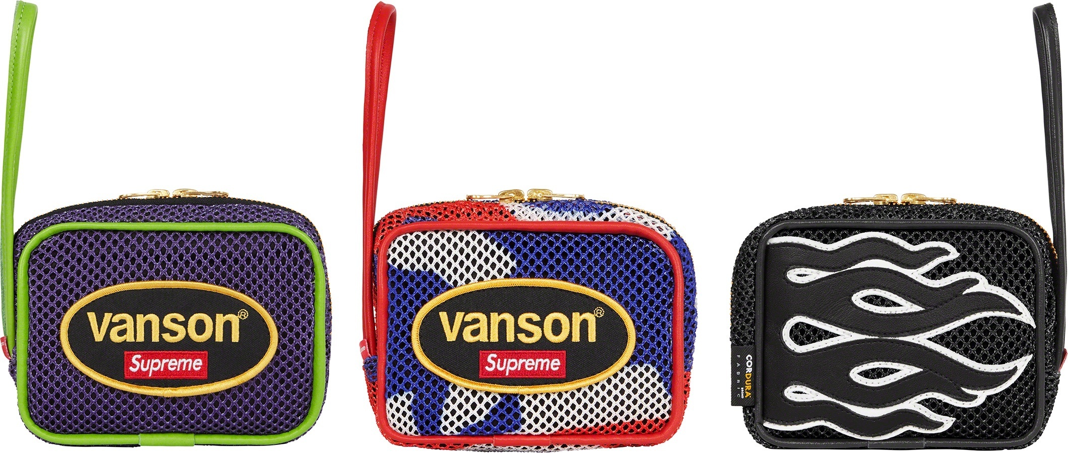 Supreme®/Vanson Leathers® Cordura® Mesh Wrist Bag